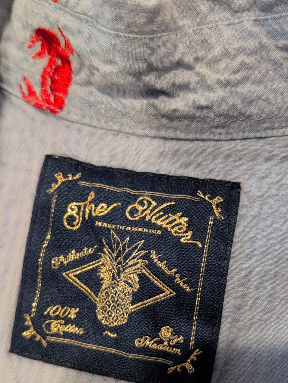 Chubbies The Nutter Seersucker Crab Popover Short Sleeve - Picture 4 of 7